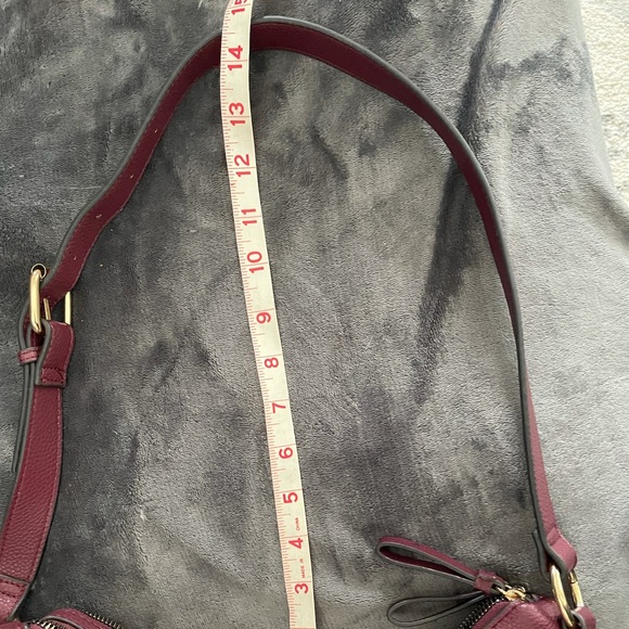 NWOT Nanette Lapore shoulder bag in orchid, raspberry plum colored - Picture 11 of 11